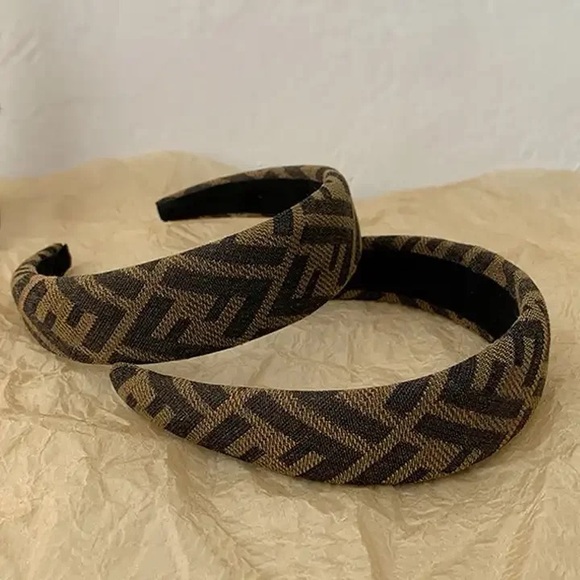Brown and Black Patterned Headbands FF - Picture 1 of 1
